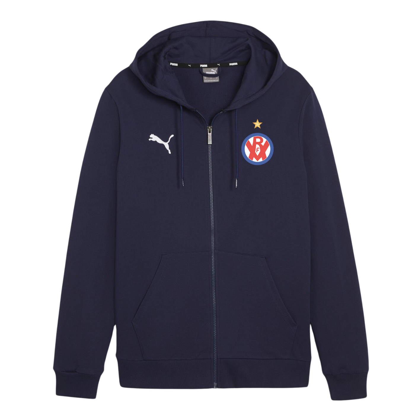 Casual Hooded Jacket Blau Herren